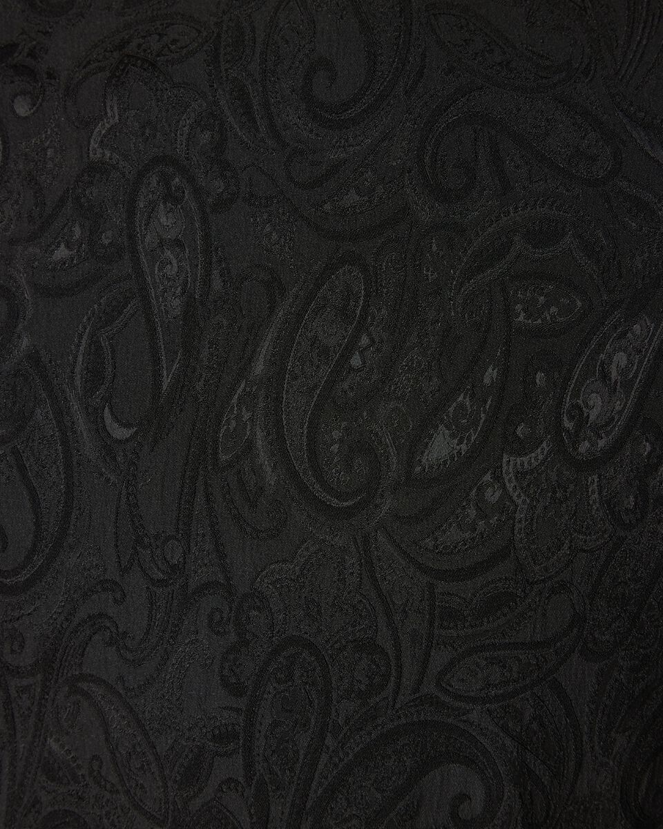 Slim Stretch Paisley Jacquard Tuxedo, Black, hi-res